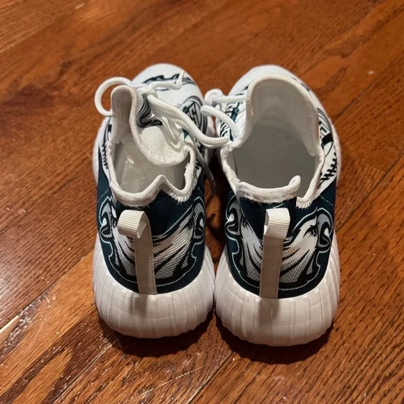 Philadelphia Eagles sneakers men 8.5-9 woman’s 11-11.5 - Picture 5 of 10
